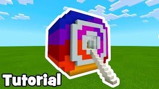 Minecraft: How To Make an Instagram Logo House