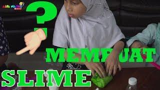 ???? Belajar bagaimana cara membuat slime ???? di rumah Bersama alfa, aliya, mysha dan mamah