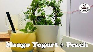 How To Make Mango Yogurt + Peach |The House Coffee Channel
