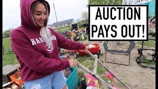 OUR FIRST TIME GETTING PAID FROM AUCTION HOUSE - How Much Did We Make?!?!