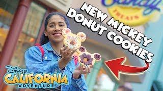 NEW! Mickey Mouse Donut Cookies and Tasty Food and Wine Treats 2019 | Disney's California Adventure