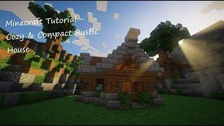 Minecraft Build Tutorial - Compact rustic starter house!
