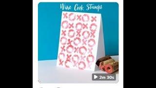 Wine cork stamps!!!