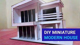modern house miniature