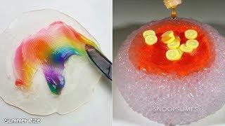 Slime Coloring ASMR - Most Satisfying Slime Videos In The World #43