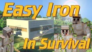 How to Make an Iron Farm in Minecraft | Iron Golem Farm | Minecraft Iron Farm Tutorial Lets Build