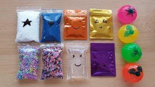 Making Slime With Bags and Water Stress Toys