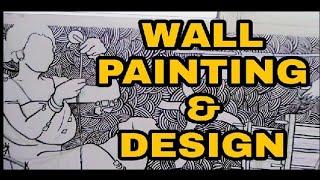WALL PAINTING & DESIGN || Culture of Assam || India