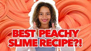 HOW TO MAKE THE BEST PEACHY SLIME!! [MY SECRET RECIPE]