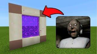 Minecraft Pe How To Make a Portal To The Granny House Dimension - Mcpe Portal To The Granny!!!