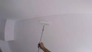 How to paint wall with a roller