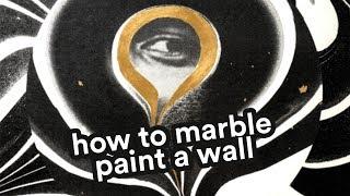 How to Marble Paint a Wall