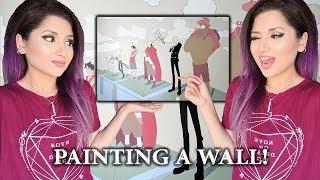 HOW TO PAINT A MURAL | One Piece Speed Wall Painting