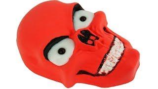 DIY How To Make Slime Kinetic Sand Red Skull Orbeez Eye | Learn Colors with PJ Masks Toys Balloons