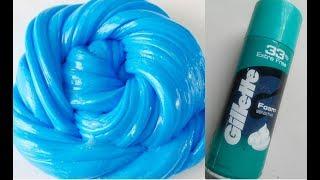 How to make slime with shaving foam | Shaving Foam Slime | NO BORAX |Gillette foam