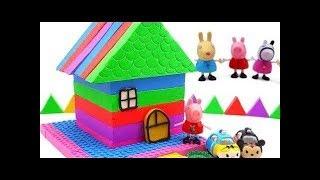 Learn Colors And DIY How To Make With Kinetic Sand Make House Rainbow