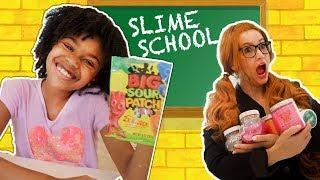 Slime School Students vs SLime Teacher! Candy Sneak in Class - New Toy School