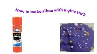 ❤How to make slime with a glue stick❤