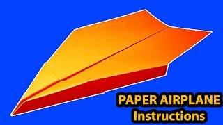 How To Make A Paper Airplane Easy Step By Step | Super Simple Paper plane