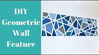 How To Paint A Geometric Accent Wall Feature