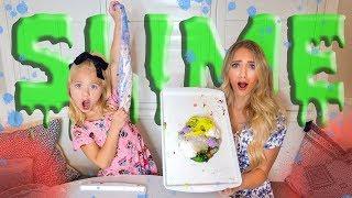 Making 10 Slimes in 10 Minutes!!! Learn How To Make Cloud Slime, Crunchy Slime, and Cereal Slime!!!