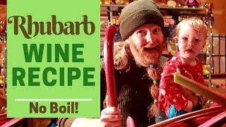 No Boil Rhubarb Wine! Recipe and Method!