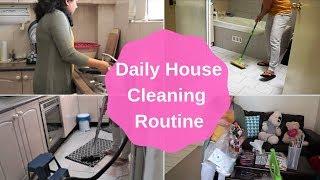 My Daily House Cleaning Routine(2018) | Indian SAHM  | House Cleaning Tips