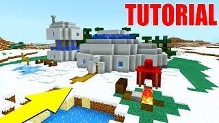 Minecraft Tutorial: How To Make The Ultimate Snow House In Minecraft 2018 Tutorial