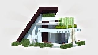 Minecraft: How To Build A Small & Easy Modern House Tutorial (Casa Moda)