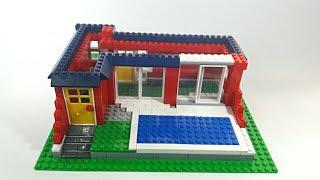 How to make a lego house with furniture with 300 pieces