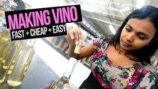 How To Make Wine at $3.50/Bottle.. CHEAP & EASY VINO - But Is It Worth It? (Part 1)