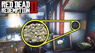 *SECRET* HOUSE FILLED WITH MONEY AND... in Red Dead Redemption 2! Easy Money RDR2!