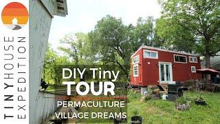 Single Mom Builds Tiny House with Permaculture Village Dream