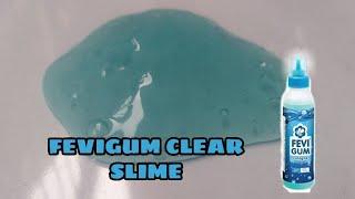 How to Make Clear Slime ???????? in India w/ Fevigum | 2 Ingredient Clear Slime