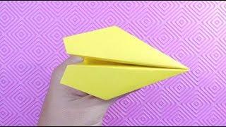 origami airplane | how to make paper plane tutorial easy step by step