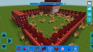 RealmCraft with Skins Export to Minecraft Gameplay #33 (iOS & Android)| Creative Mode TNT Farm House