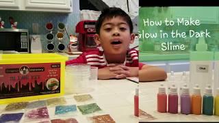 How to Make Glow in the Dark Slime | Slime Making Kit | Easy Slime