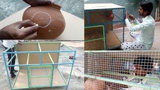 How To Make Love Birds Cage At Home || Love Birds House Design