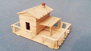 How to Make Popsicle Stick House for Rat At Home Easy - Best Homemade Invention