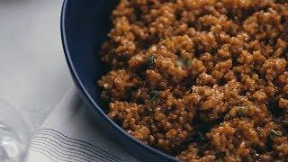 Lemon Brown Rice with Garlic and Thyme | Recipe | Food & Wine