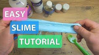 EASY how to make SLIME tutorial for beginners - Full ingredients and instructions.