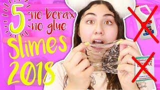 5 NO GLUE NO BORAX SLIMES TESTED AND APPROVED! 2018 VERSION ~ Slimeatory 392