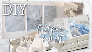 My Apartment Front Room: DIY MARBLE WALL ART !