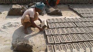 Brick making process//Bricks House In Real Life How To Make It