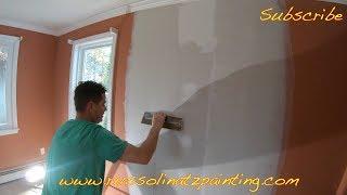 How to Tape and Float an Uneven Rectangular Drywall Sheet -  Drywall Repair (Part 5 )
