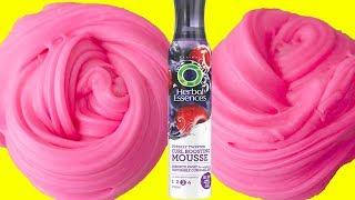 FLUFFY HAIR CONDITIONER SLIME! LEARN HOW TO MAKE SLIME WITH HAIR MOUSSE Baking Soda and Contact Lens