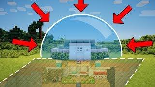 Minecraft: How to Build a Mob Proof Starter Base Tutorial - (Safe Redstone House)