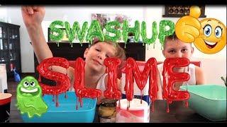 Slime , one more slime video, making slime with glow in the dark glue and fluffy slime