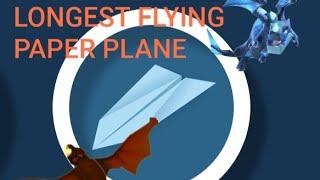 How to make  Longest flying paper plane *BARACUDDA* ( FOR HIGH PLACE )