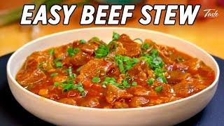 Easy Slow Cooked Beef Stew with Tomato • Taste The Chinese Recipes Show